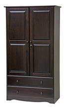 Load image into Gallery viewer, 100% Solid Wood Smart Wardrobe Armoire