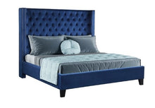 Load image into Gallery viewer, ALLEN QUEEN BED BLUE