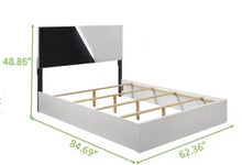 Load image into Gallery viewer, BLACK AND LIGHT GRAY 5 PCS QUEEN BEDROOM SET