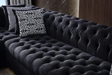 Load image into Gallery viewer, Amazing Black Double Chaise Sofa Sectional ( SUPER SALE !!!)