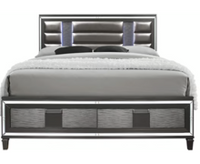 Load image into Gallery viewer, Attitude Is Back, Grey Metallic | Bedroom Set size Queen SUPER SALE