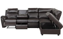 Load image into Gallery viewer, CHARLOTTE SECTIONAL BROWN