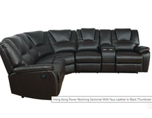 Load image into Gallery viewer, HONGKONG BLACK SECTIONAL