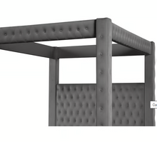 Load image into Gallery viewer, MONICA CANOPY GREY QUEEN BED (FLOOR SAMPLE SALE)