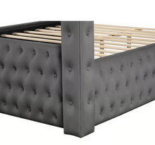 Load image into Gallery viewer, MONICA CANOPY GREY QUEEN BED (FLOOR SAMPLE SALE)