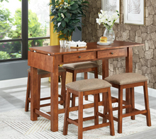 Load image into Gallery viewer, LIGHT BROWN / OAK COLOR DINETTE