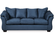 Load image into Gallery viewer, BLUE SOFA & LOVESEAT (SUPER SALE) FLOOR SAMPLE