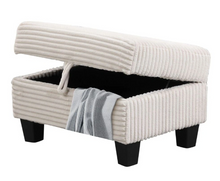 Load image into Gallery viewer, COZY- BEIGE SECTIONAL WITH OTTOMAN