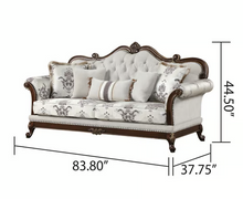 Load image into Gallery viewer, Victorian Classic Sofa, Loveseat, (2 PCS ONLY) last !!! Floor Sample sale !!!!!