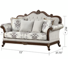 Load image into Gallery viewer, Victorian Classic Sofa, Loveseat, (2 PCS ONLY) last !!! Floor Sample sale !!!!!