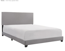 Load image into Gallery viewer, Grey Erin Style Queen Bed