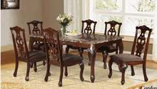 Load image into Gallery viewer, Dark Cheery Elite Collection 7-Piece Dinette Set