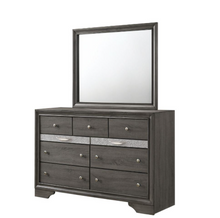 Load image into Gallery viewer, Elegant Gray Bedroom Set with Silver Accents 5PCS (FLOOR SAMPLE SALE)