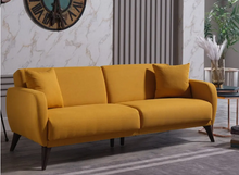 Load image into Gallery viewer, YELLOW SOFA FUTON