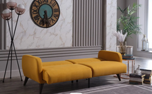 Load image into Gallery viewer, YELLOW SOFA FUTON