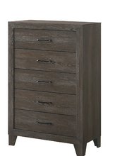 Load image into Gallery viewer, DARK HOPKINS STYLE QUEEN BEDROOM SET 5PC 