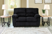Load image into Gallery viewer, BLACK SIMPLEJOY SOFA & LOVESEAT
