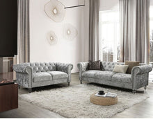 Load image into Gallery viewer, U9550 GREY VELVET SOFA COLLECTION ( !! SUPER SALE !! )
