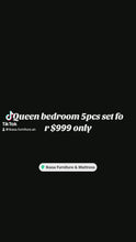 Load and play video in Gallery viewer, DARK HOPKINS STYLE QUEEN BEDROOM SET 5PC 
