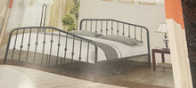 Load image into Gallery viewer, QUEEN METAL BEDFRAME BLACK