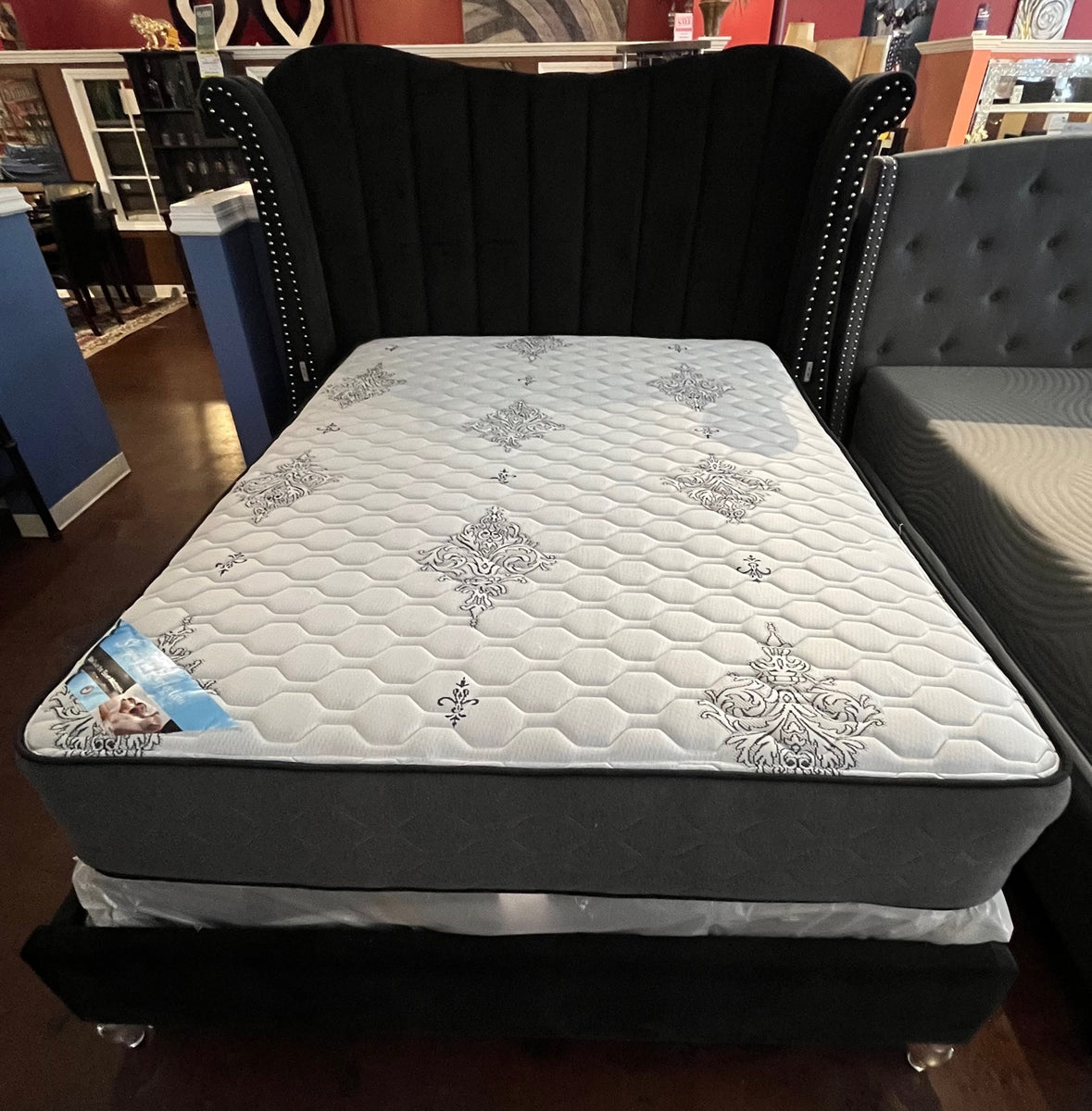 TULIP QUEEN BED WITH MATTRESS AND BOX SPRING – IKASA Furniture & Mattress