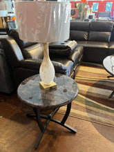 Load image into Gallery viewer, COMPLETE PACKAGE WITH BROWN SECTIONAL ,COFFEE TABLE 3 PCS SET, MARBLE LAMPS 2 PCS AND SOFT RUG