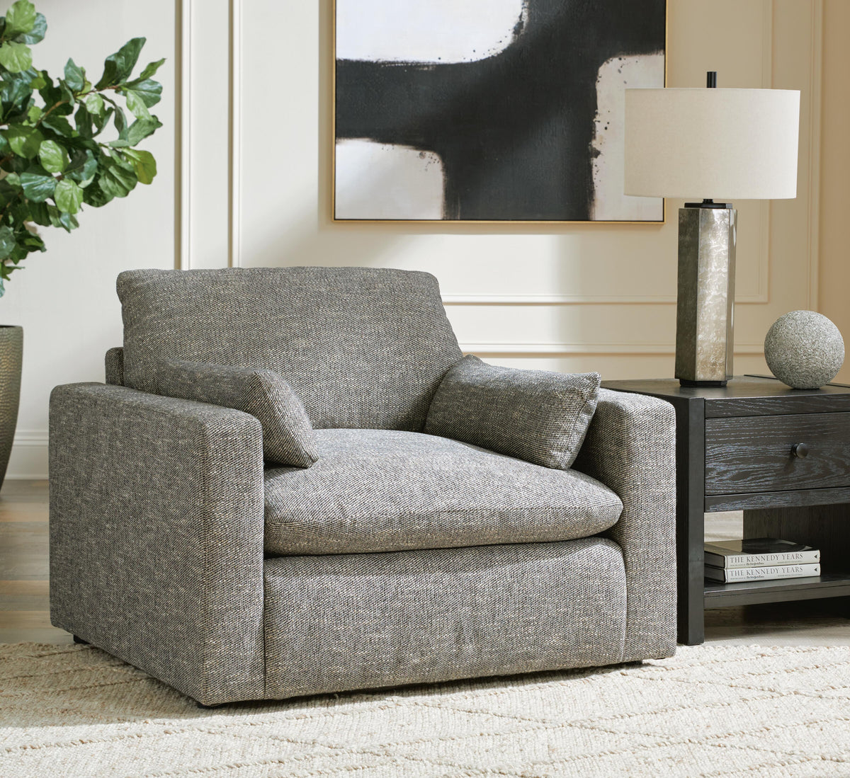 Dramatic Sofas and Seating Collection - Granite