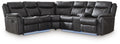 Sultan Meadow 2-Piece Reclining Sectional - Carbon