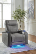 Schooner Rocks PWR Recliner/ADJ Headrest - Slate