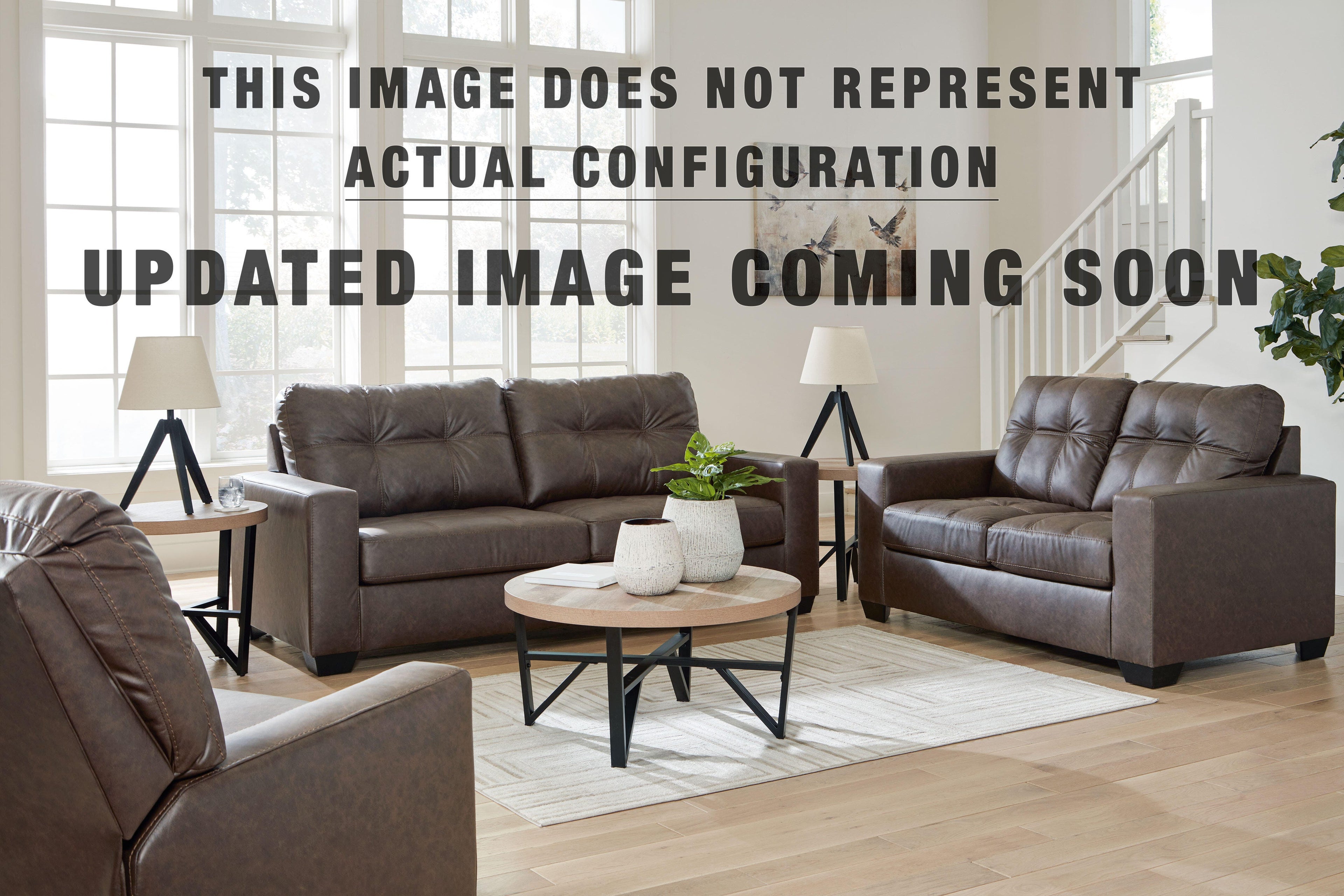 Barlin Mills Living Room Sets Collection - Umber