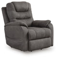 Snowfield Power Lift Recliner - Gunmetal