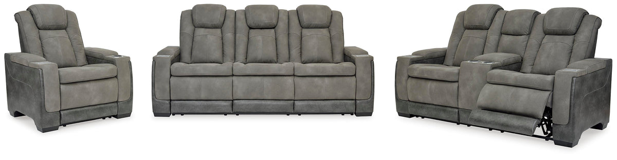 Next-Gen DuraPella Sofa, Loveseat and Recliner - Slate