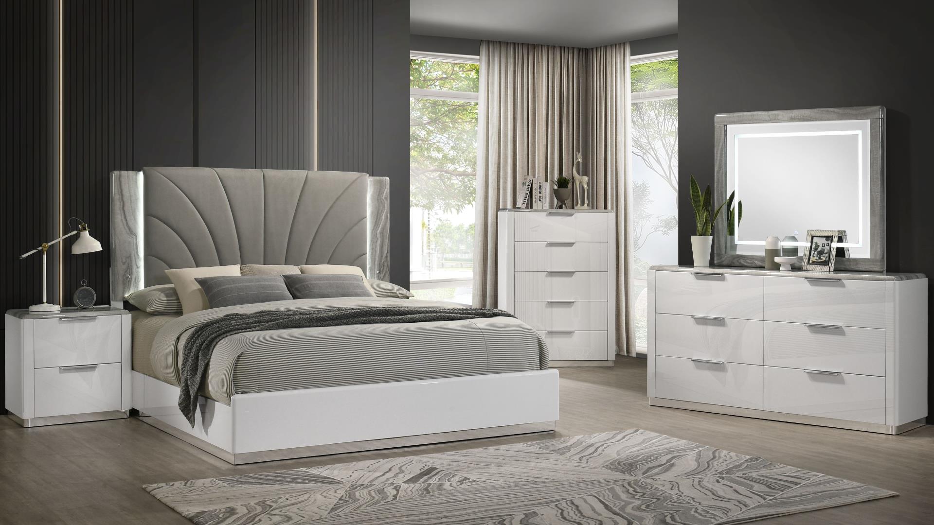 Jazz Bedroom Collection - White