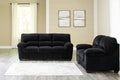 SimpleJoy Sofa and Loveseat - Onyx