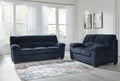 SimpleJoy Sofa and Loveseat - Navy