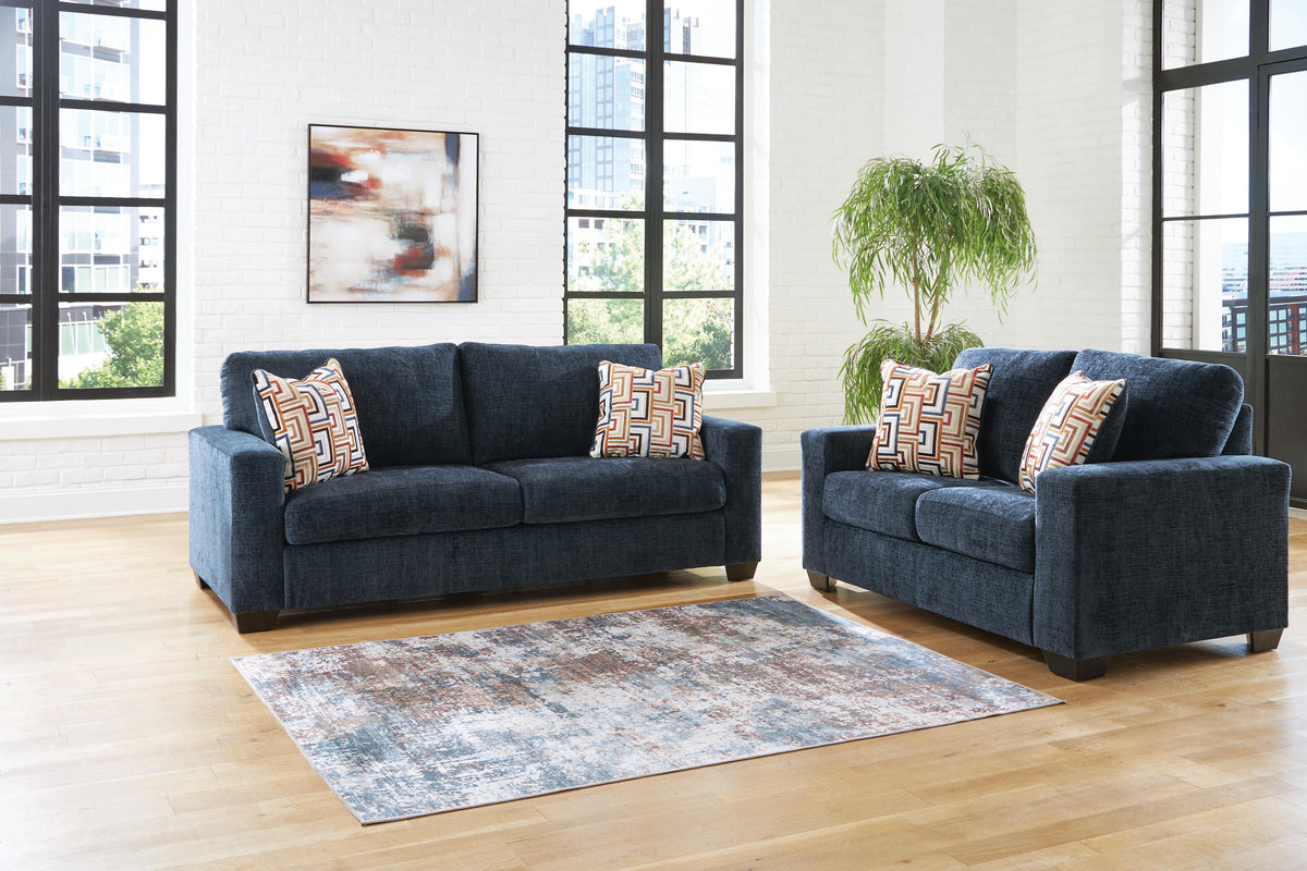 Aviemore Sofa and Loveseat - Ink
