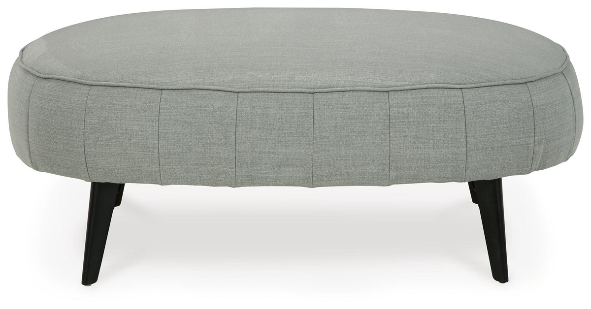 Hollyann Oversized Accent Ottoman - Gray