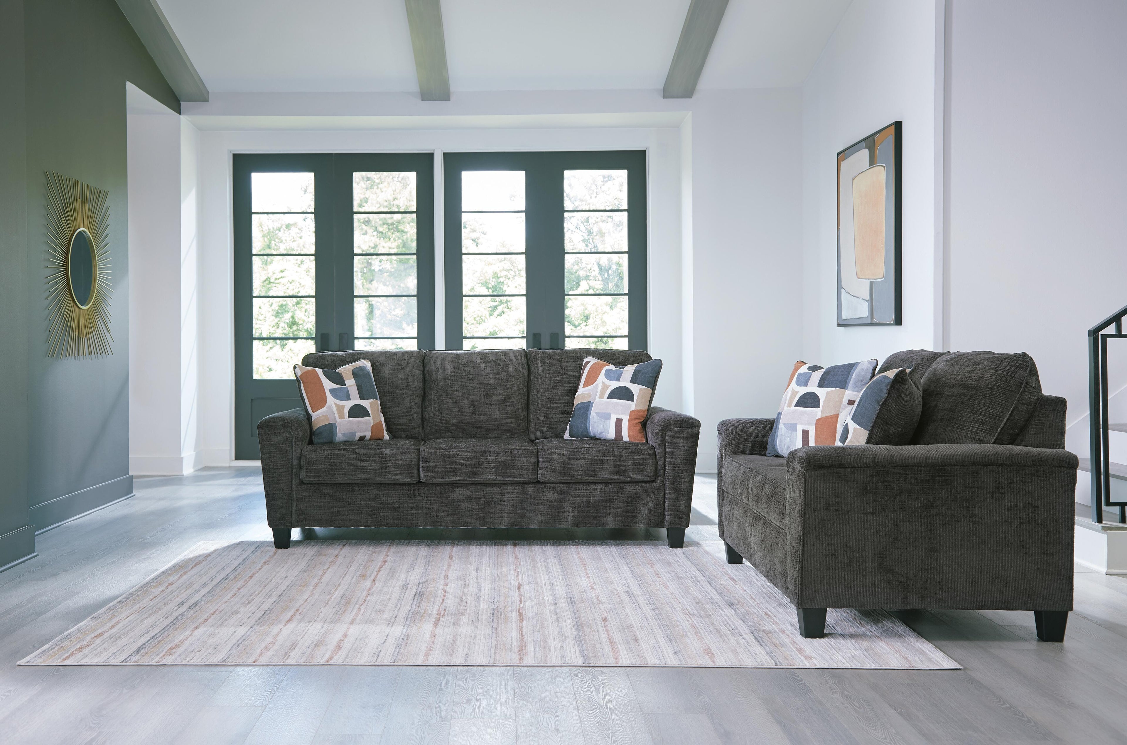 Erinslane Sofa and Loveseat - Dusk