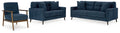 Bixler Living Room Sets Collection - Navy