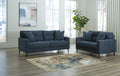 Bixler Sofa and Loveseat - Navy