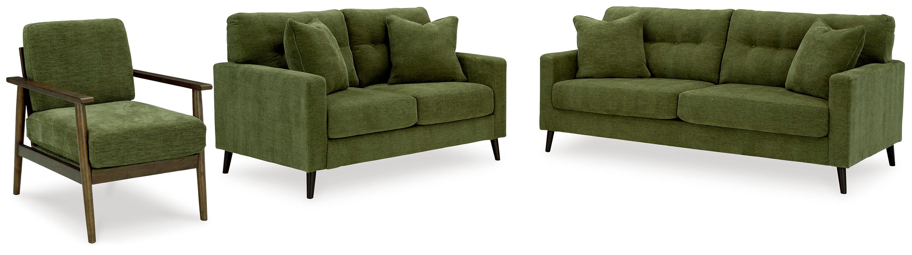 Bixler Living Room Sets Collection - Olive