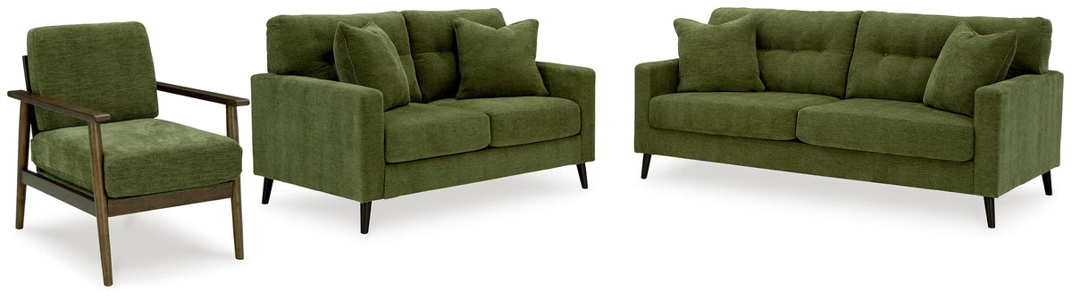 Bixler Living Room Sets Collection - Olive