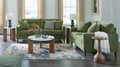 Bixler Sofa and Loveseat - Olive