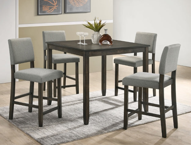 GRAY COUNTER HEIGHT DINETTE SET