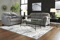Allmaxx Sofa and Loveseat - Pewter