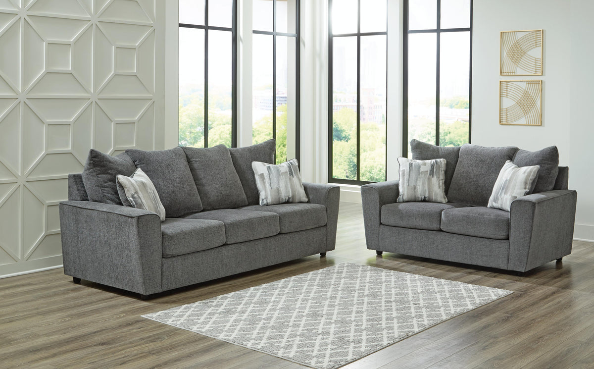 Stairatt Living Room Sets Collection - Gravel