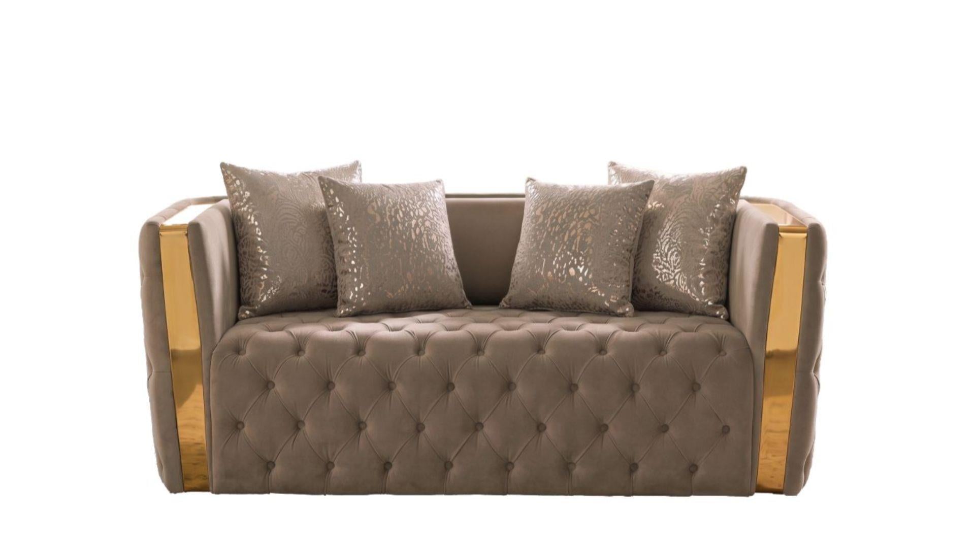 Naomi Living Room Collection - Taupe