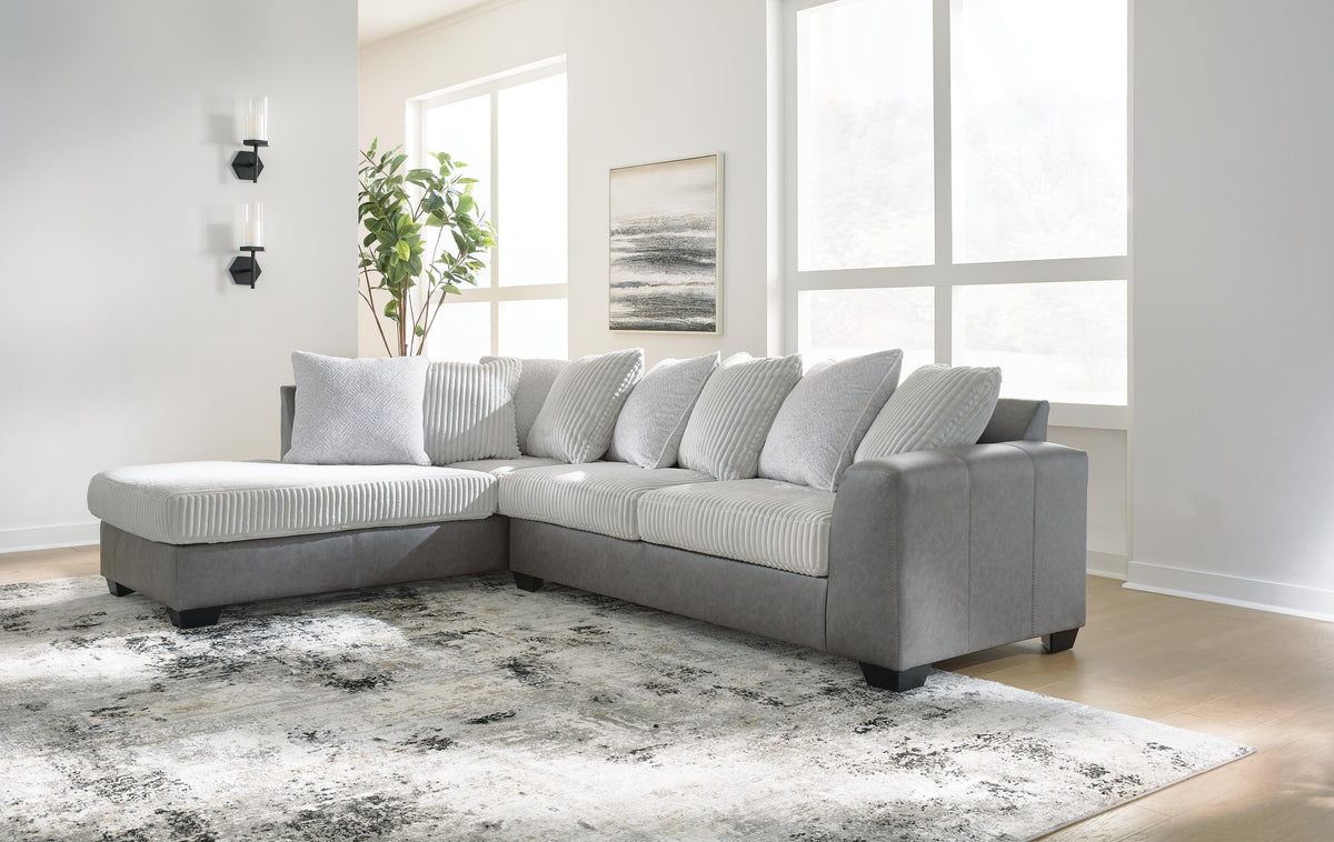 Clairette Court Sofas and Seating Collection - Alloy