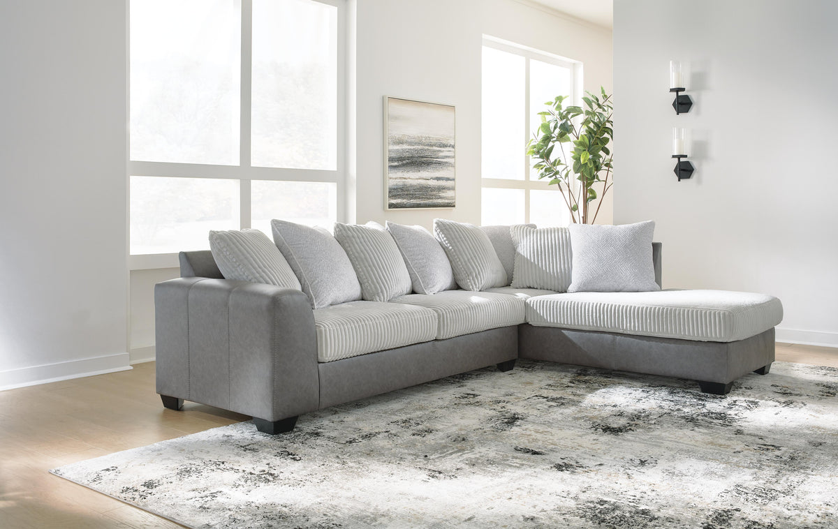 Clairette Court Sofas and Seating Collection - Alloy