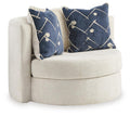 Padova Swivel Accent Chair - Ivory